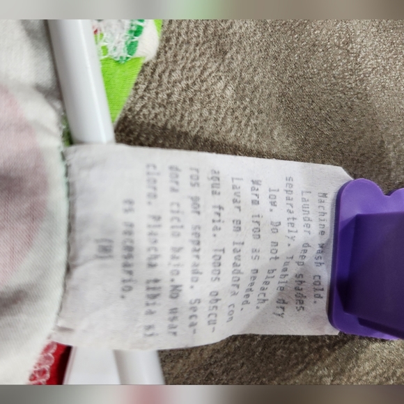 Mallory May all dotted up for Christmas Size 7 Top w front kangaroo pocket, vgc - Picture 6 of 8